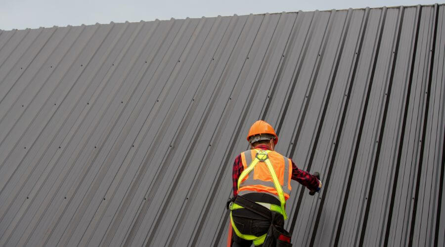 Professional metal roof installation in Pinckney, MI